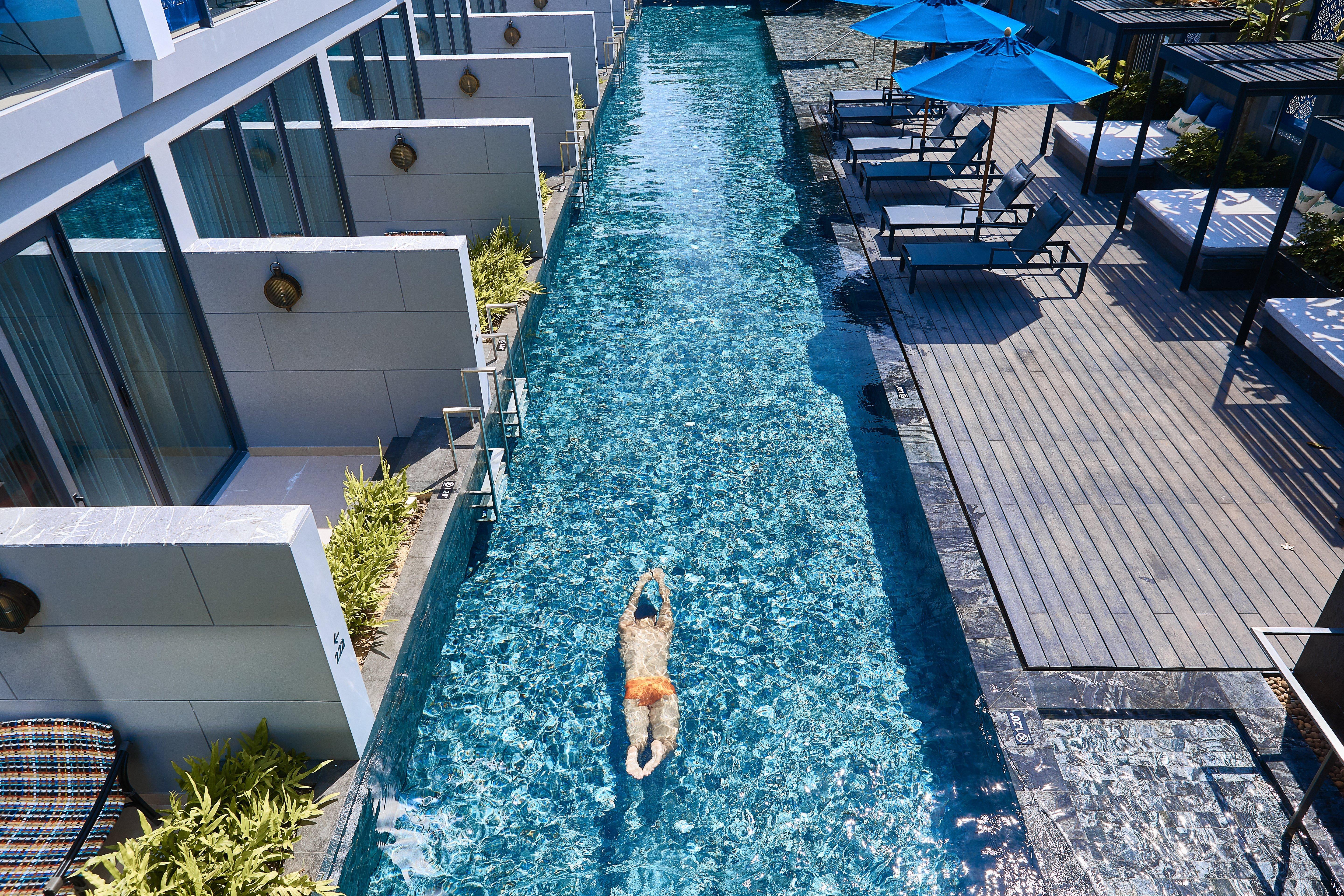 Hotel Indigo Phuket Patong By Ihg Εξωτερικό φωτογραφία A lap pool
